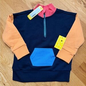 Colorblock Pullover with Pocket